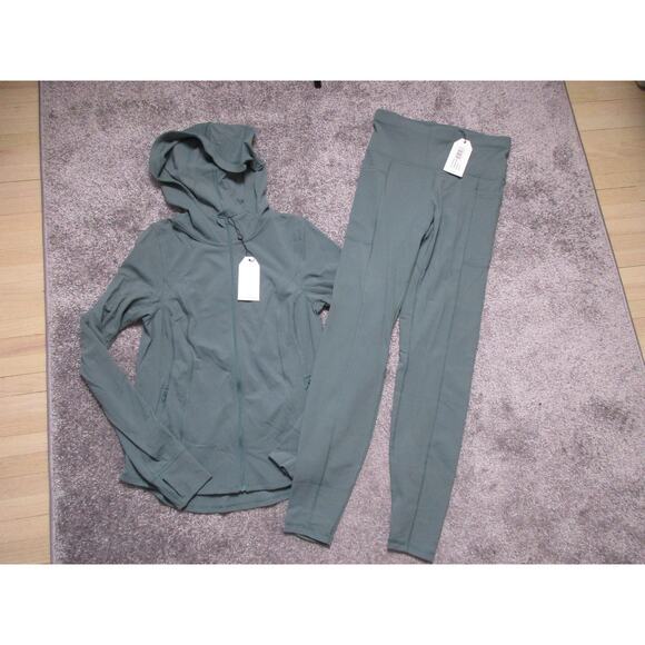 Universal Standard Legging Jacket Set 3XS 2 4 6 S Athleisure Track Suit Pockets - Picture 1 of 14
